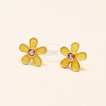 Modern Floral Earrings