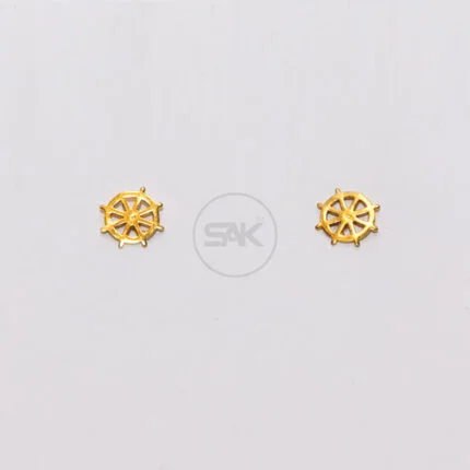 Pure Helm-Shaped Earrings