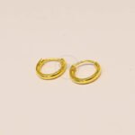 Minimal Princess Gold Plated Earring