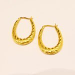 Celtic-Inspired Sparkling Earring