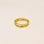 Stunning Round Shaped Gold Plated Ring