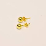 Minimalist Solitaire Princess Vintage Earring