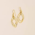 Playful Ethereal Gold Plated Earring
