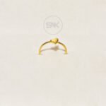 Sleek & Vibrant Heart Shaped Ring