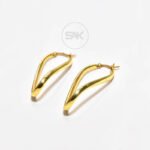 Unique Trendy Princess Cut Earring