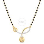 Pearl and Diamond Mangalsutra for Graceful Brides