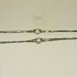 Minimalist Double Layer Anklet Set