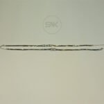 Sleek Silver Infinity Curb Chain Anklet