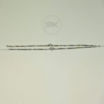 Beaded Beachy Anklet with Floral Charms