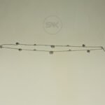 Delicate Anklet with Flower and Heart Charms