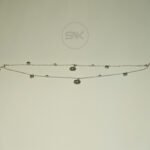 Minimalist Anklet with Floral Charms