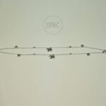 Minimalist Anklet with Antique Charms