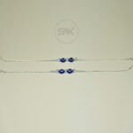 Elegant-Dainty Anklet with Double Evil Eye Charm