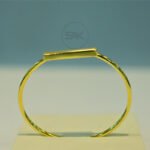 Gold Plated Bracelet with Antique Accents