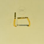 Charming & Antique Sterling Silver Gold Plated Ring