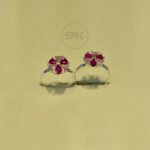 Charming Flower-Shaped Toe Ring for Romantic Look