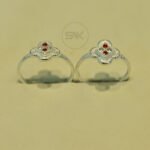 Contemporary Geometric Toe Ring for Edgy Appeal