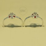 Delicate Toe Ring with Engraved Patterns