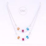 Colourful Pearl Drop Anklet for Graceful Steps