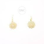 Artistic Cultural Essence Inspired Floral Earrings