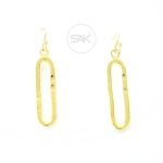 Playful Resin Antique-Shaped Earrings