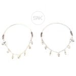 Antique-Inspired Hanging Charm Anklet