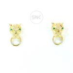 Contemporary Minimalist Animal Shaped Earrings