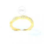 Charming Twisted Diamond Promise Ring